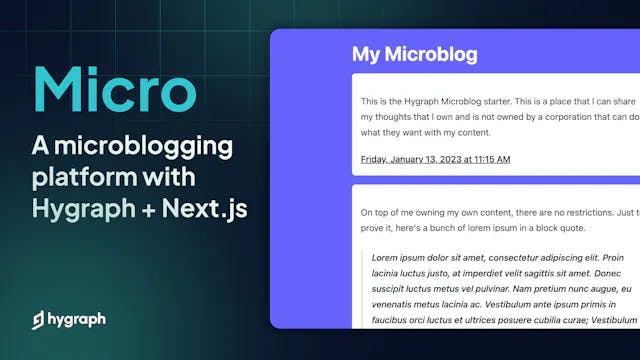 Next.js Microblog