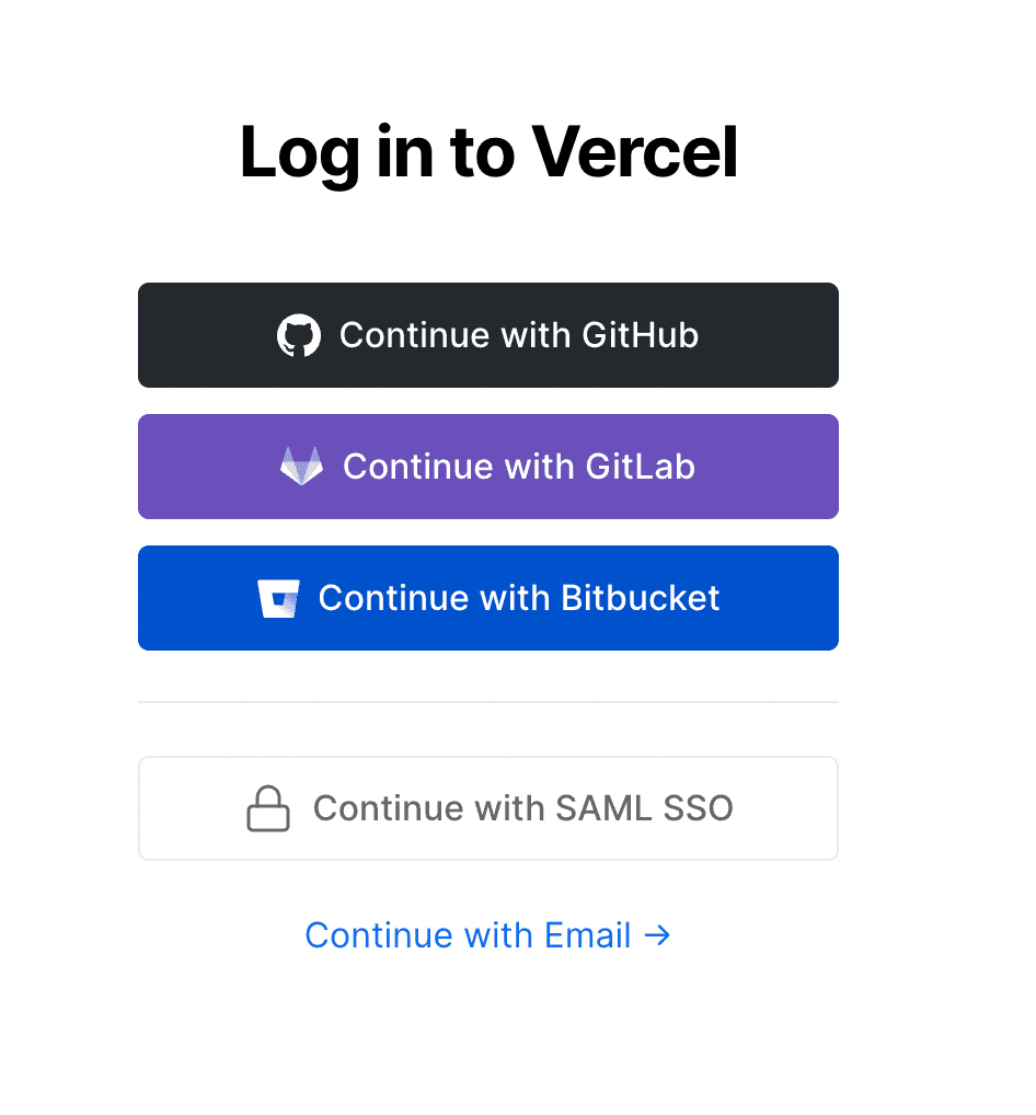 Logging in with SAML SSO for a Team.