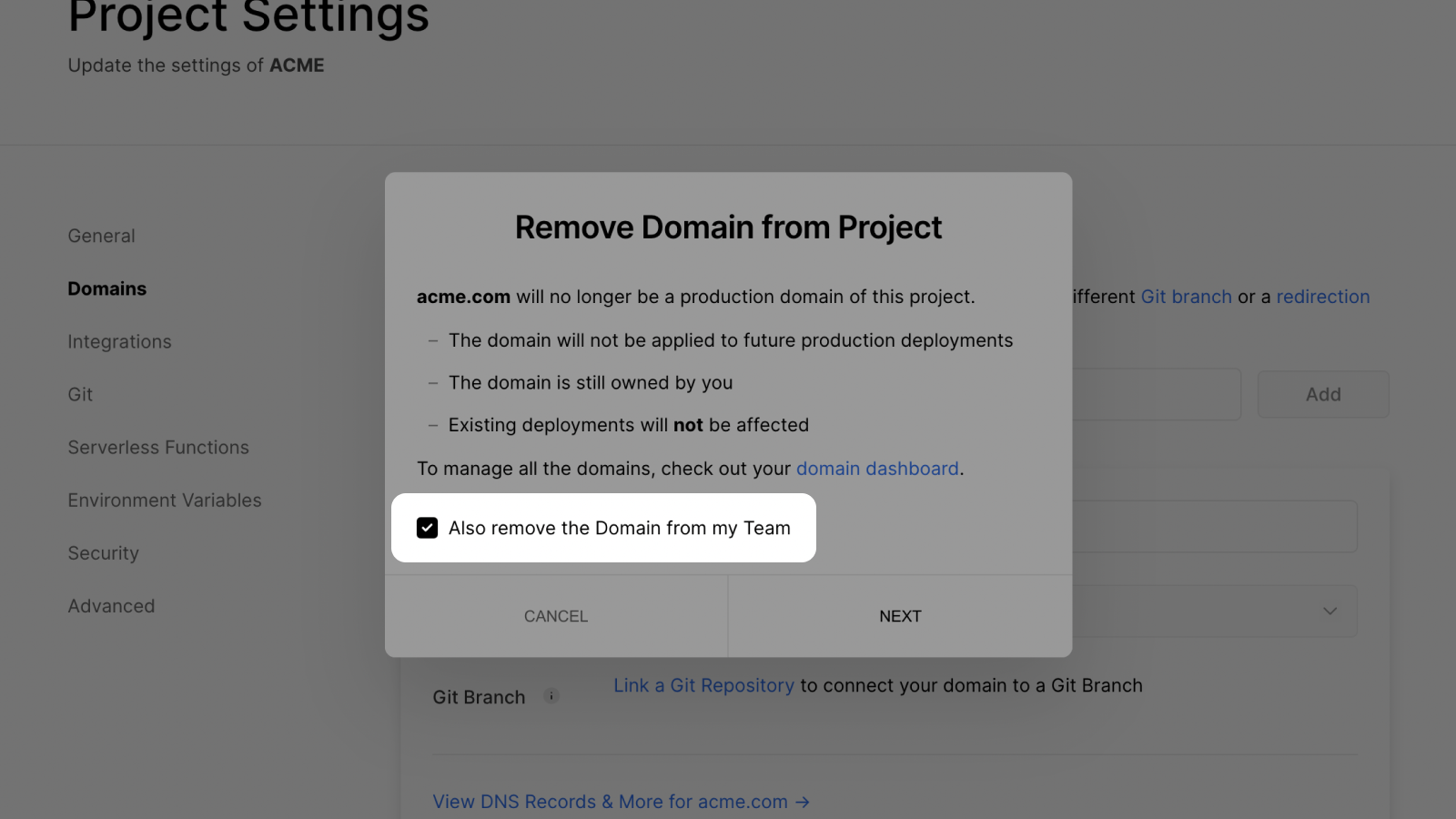 Cover for Removing Domains is now much easier