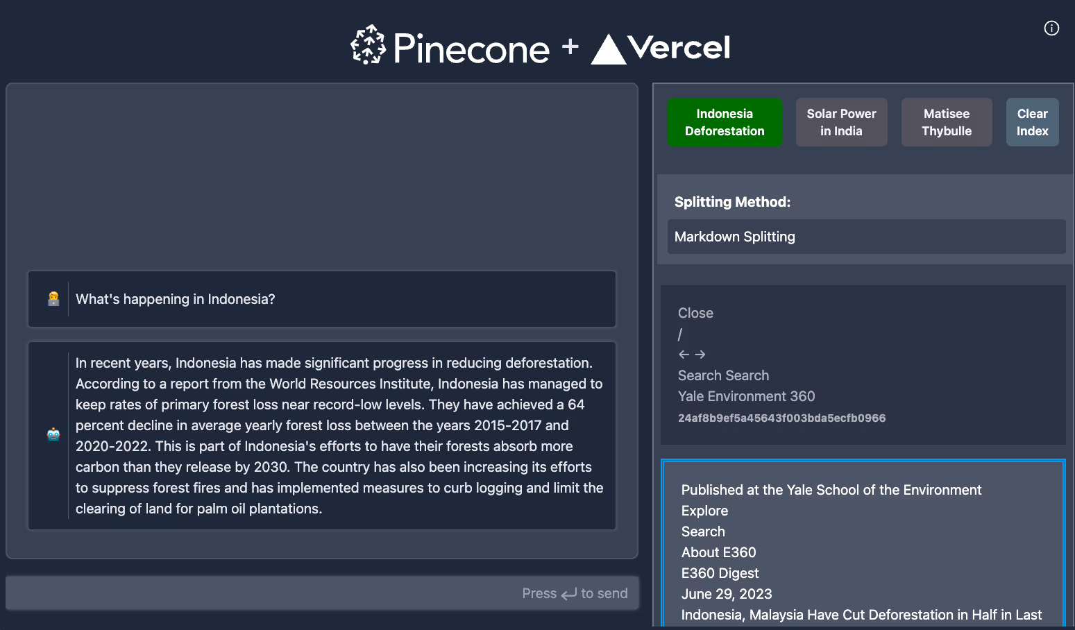 Artificial intelligence (AI) application templates and examples | Vercel