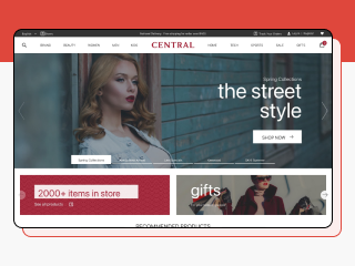 Central Department Store Website