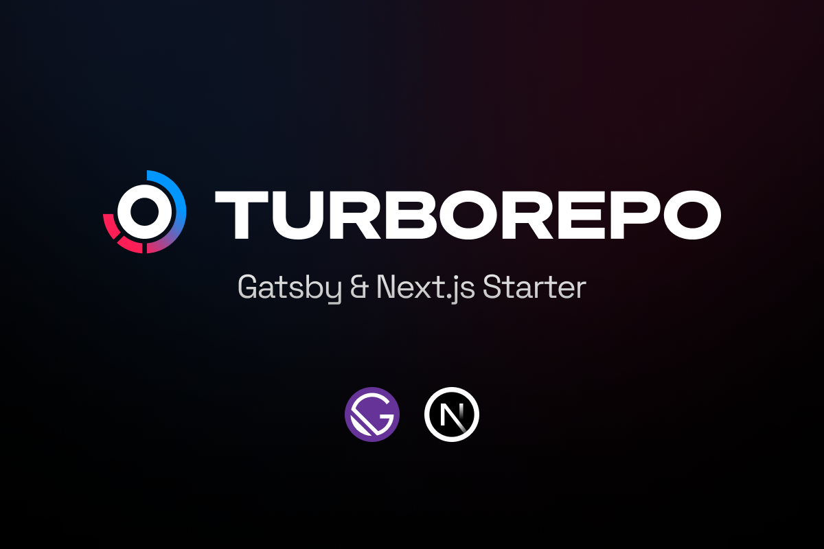 Turborepo & Gatsby Starter