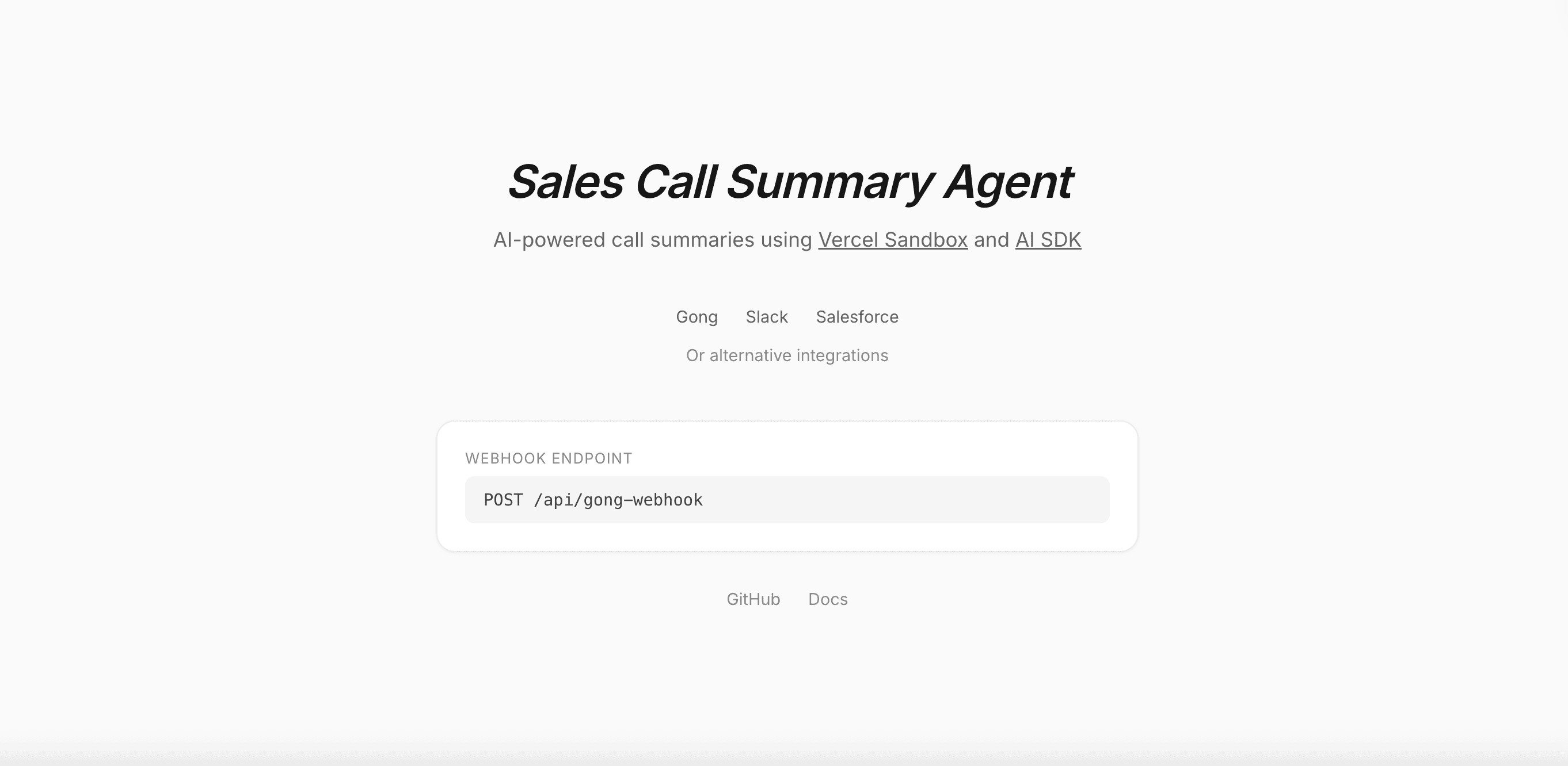 CallSummaryAgentVisual