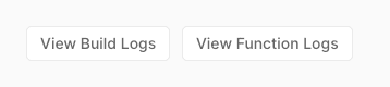 The view logs buttons available on every Vercel project