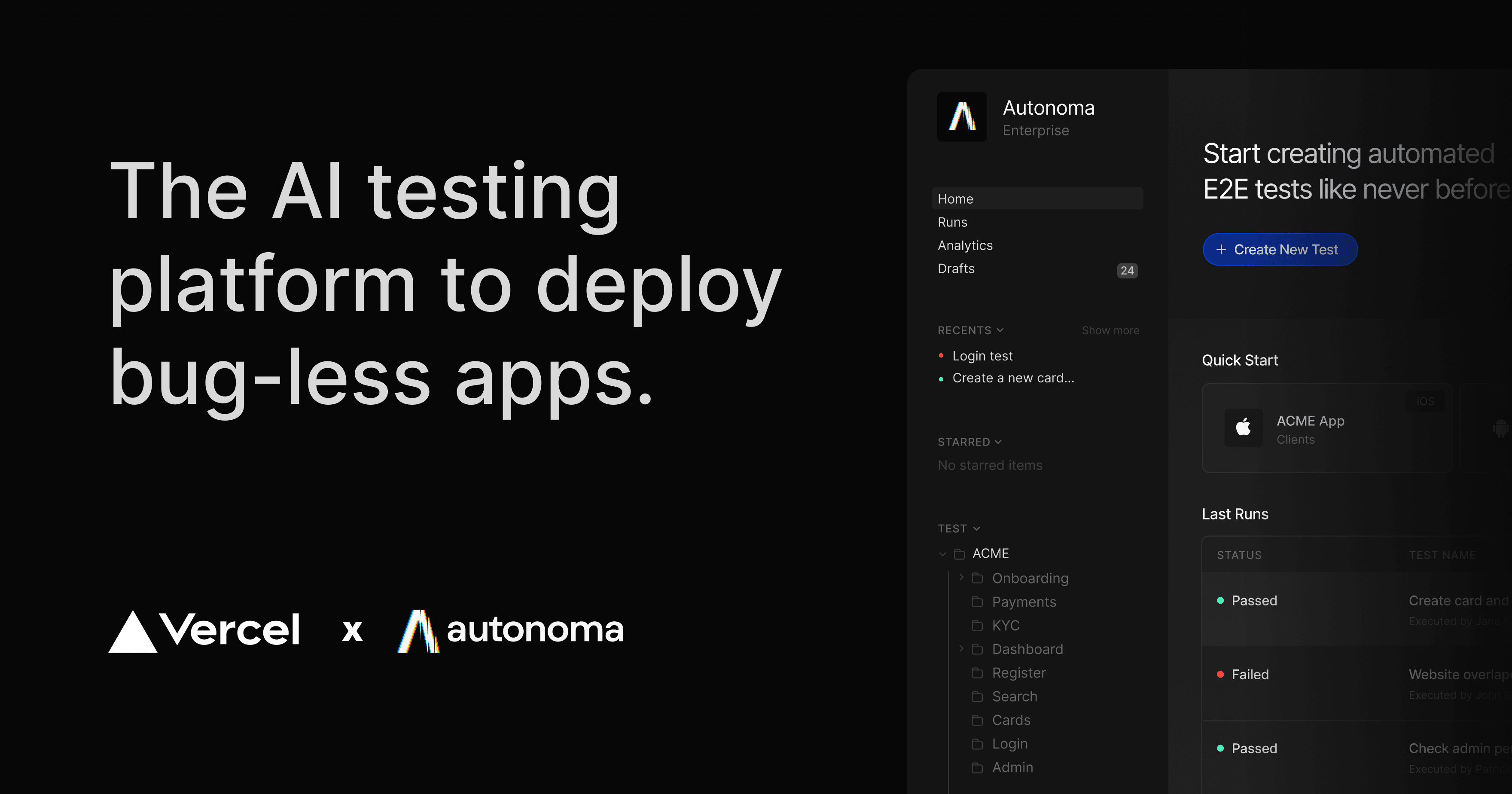 Contentful thumbnail for Demo Banking Web App to Test with Autonoma AI