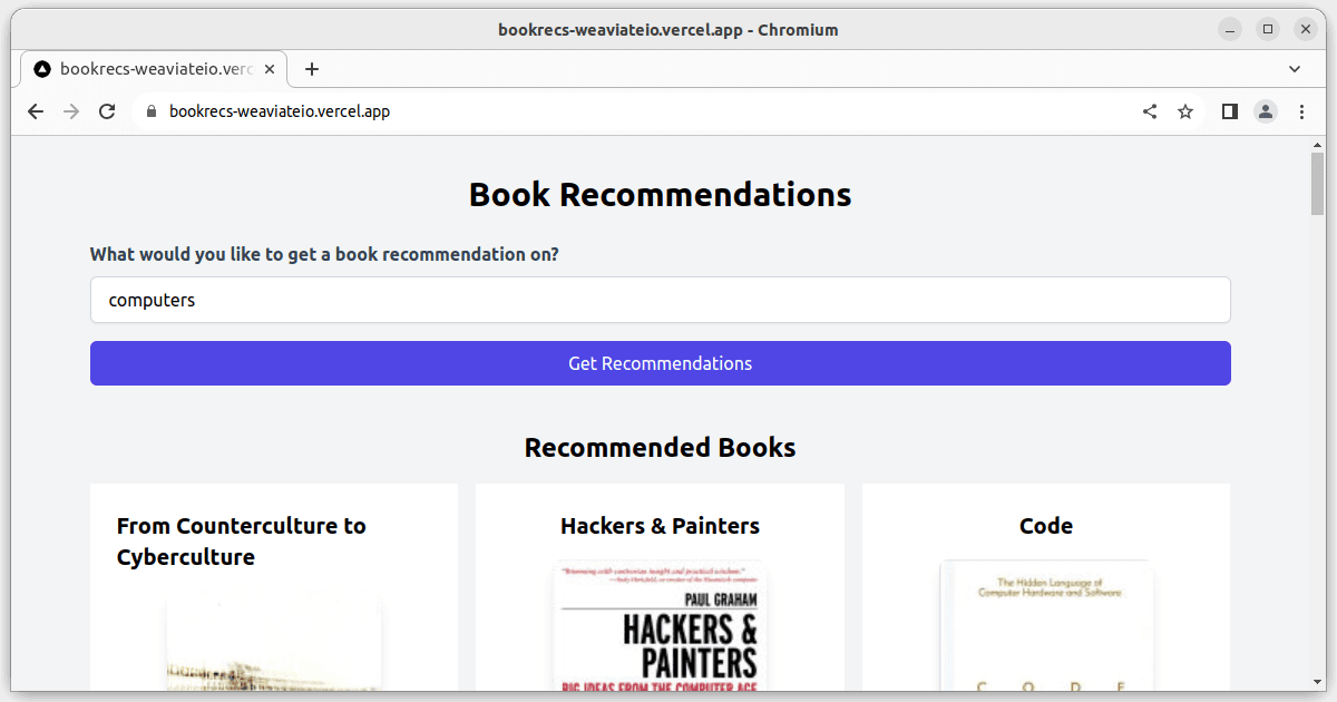BookRecs-Screenshot
