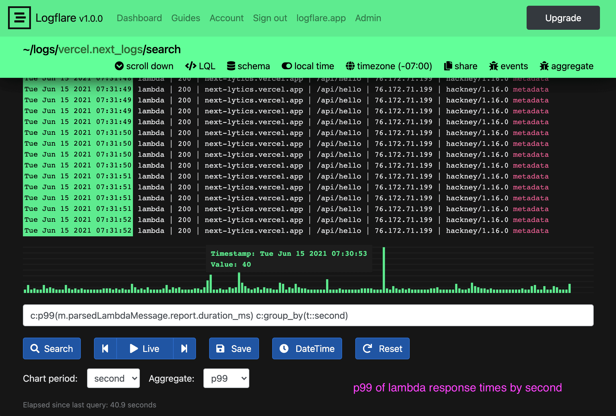 Logflare Demo