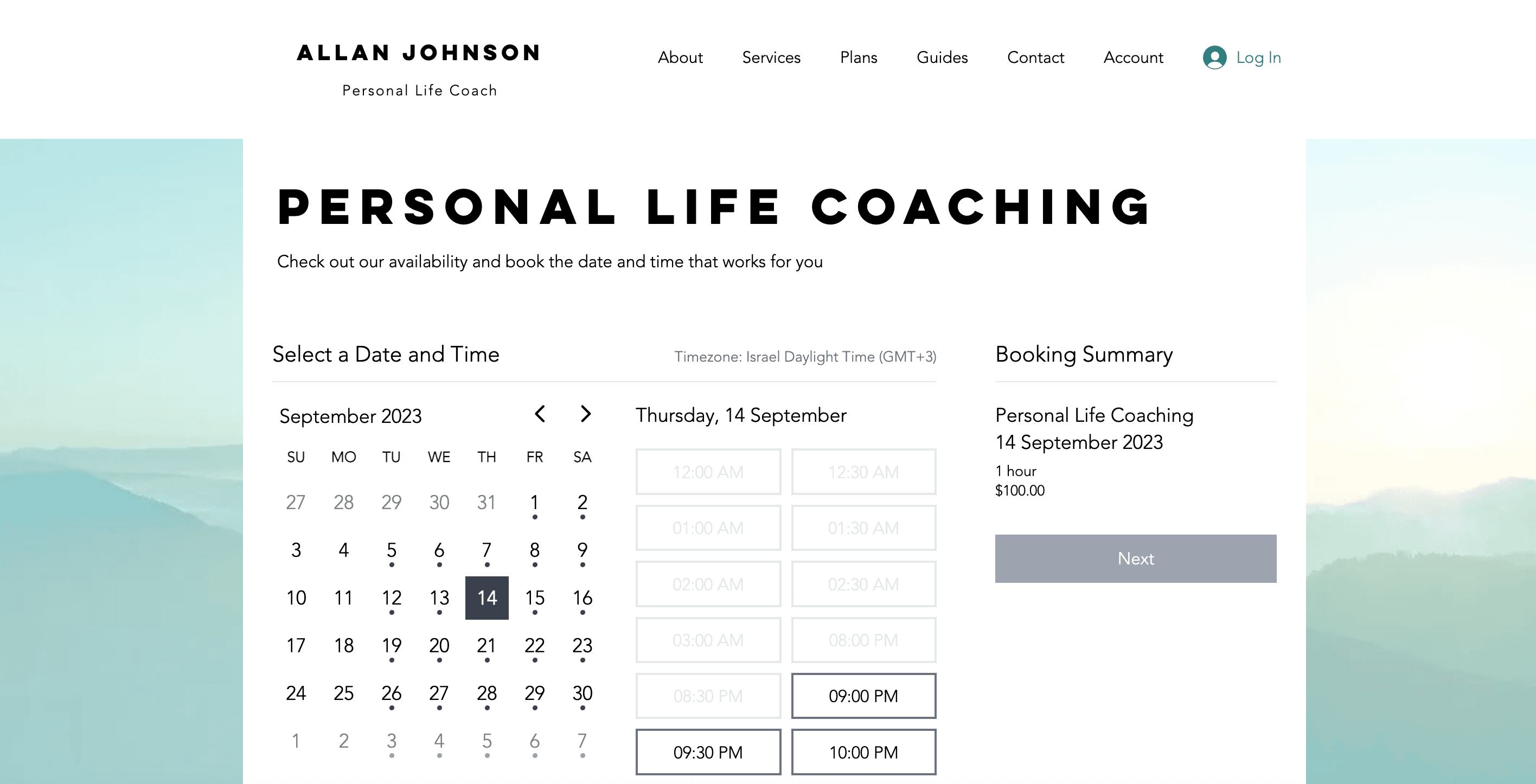 Wix Appointments Calendar Thumbnail