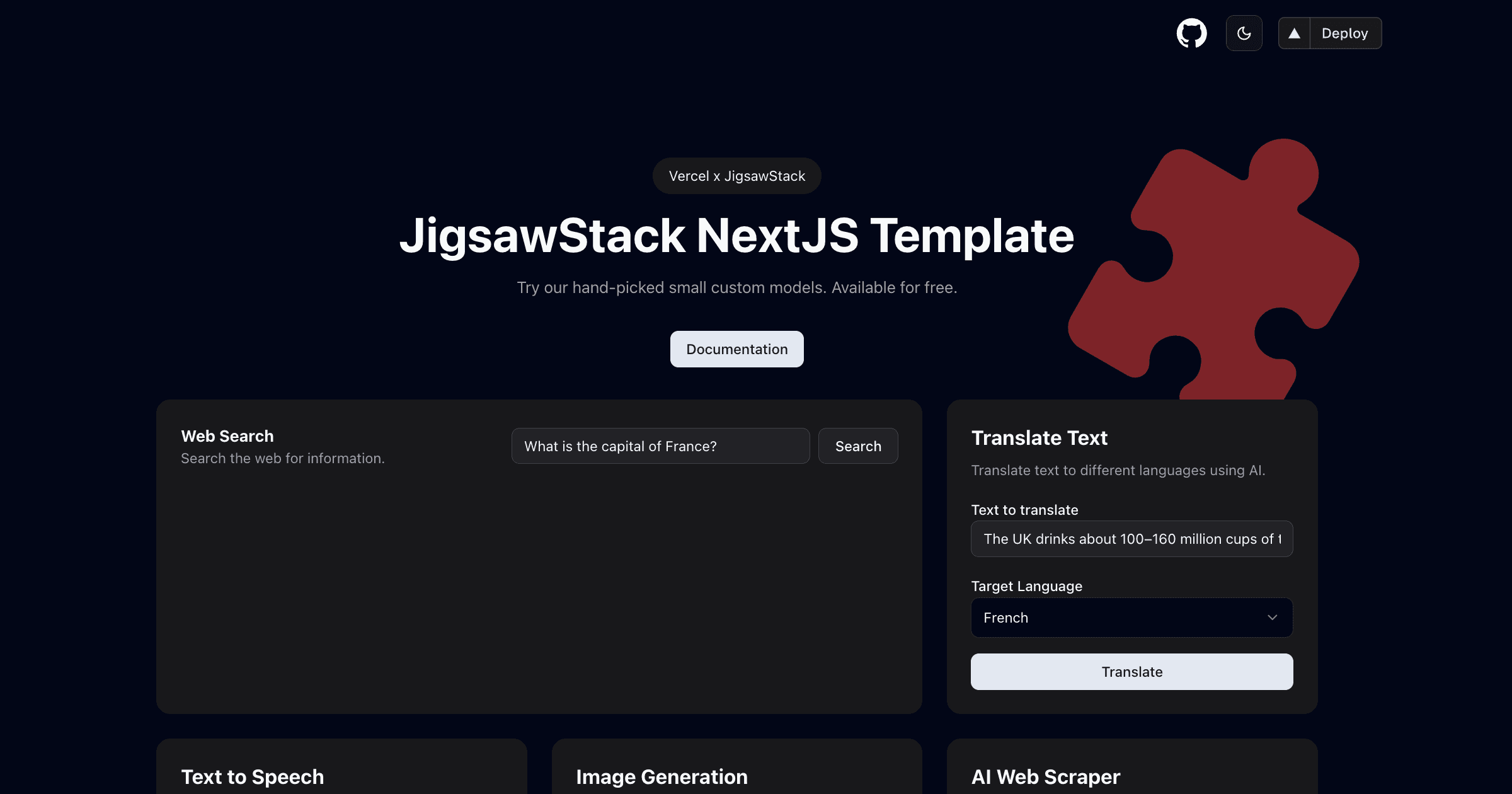 Contentful thumbnail for JigsawStack NextJS Starterkit