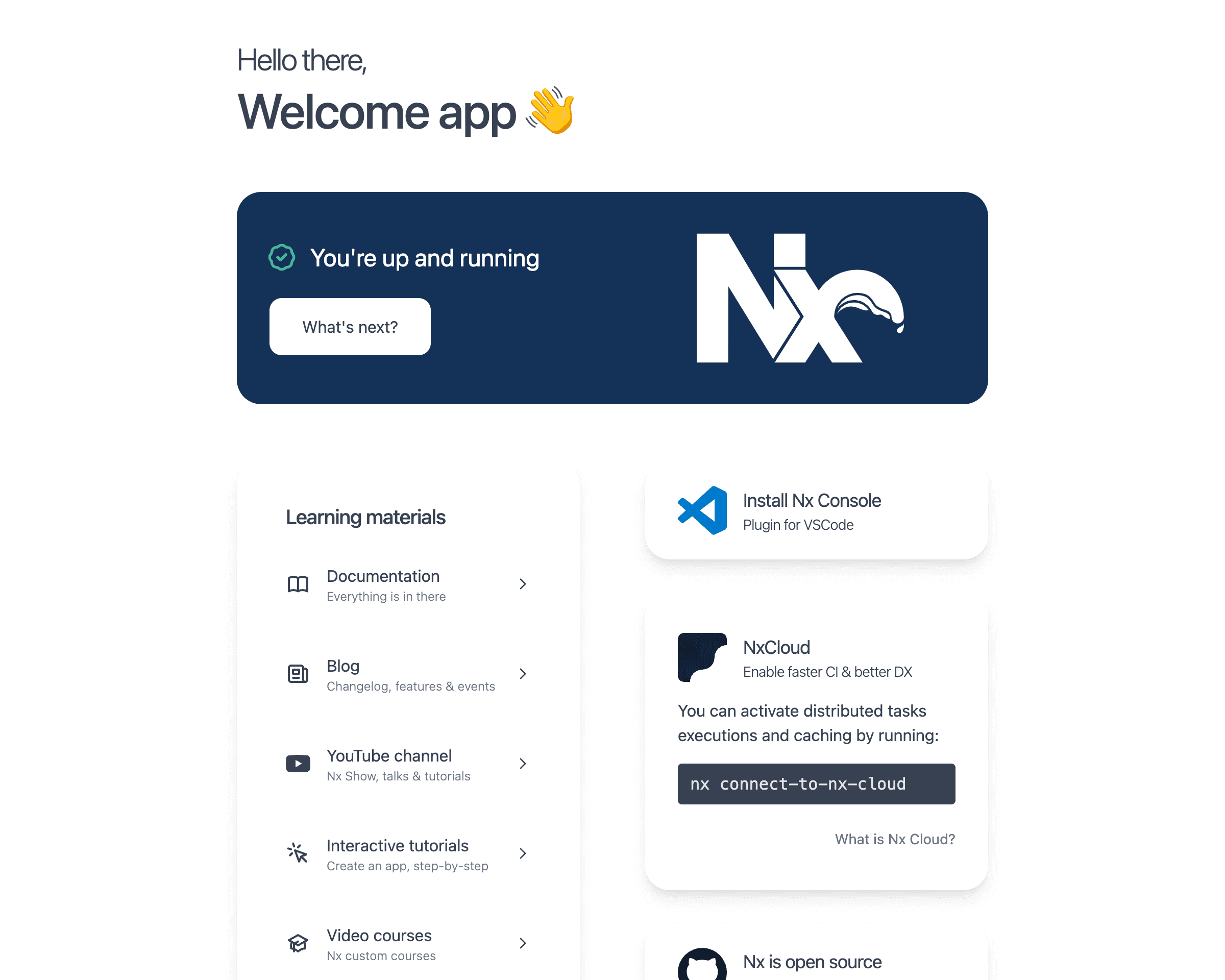 Monorepo with Nx