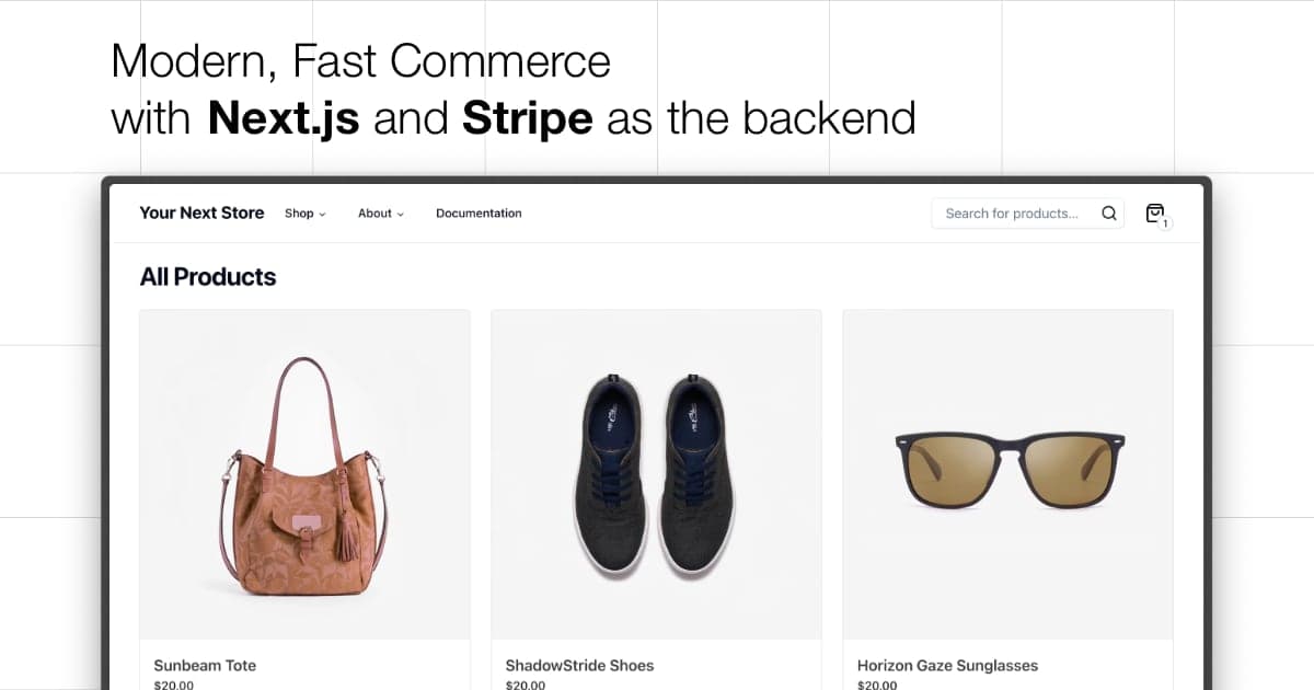 Your Next Store template screenshot