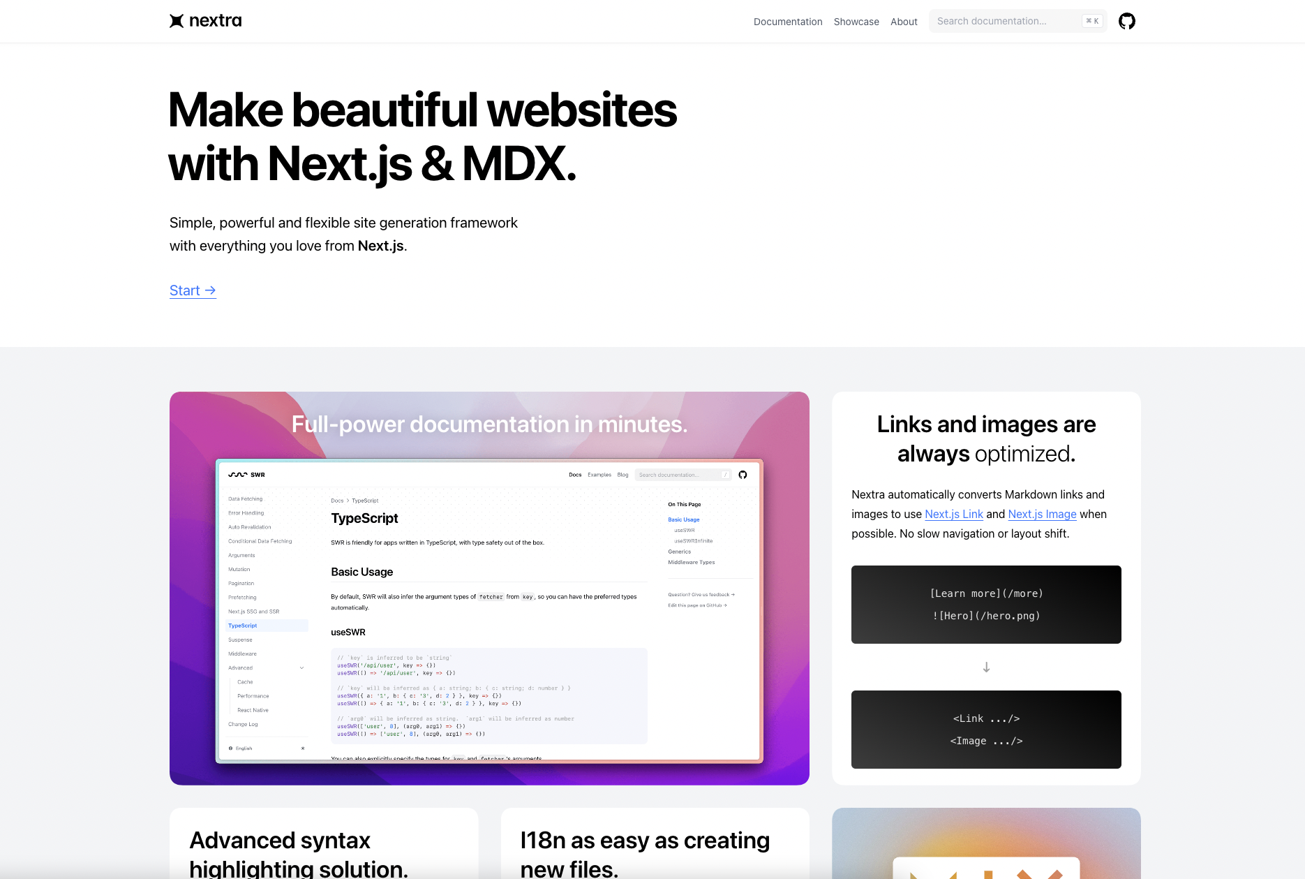Nextra: Documentation Starter Kit Thumbnail Image