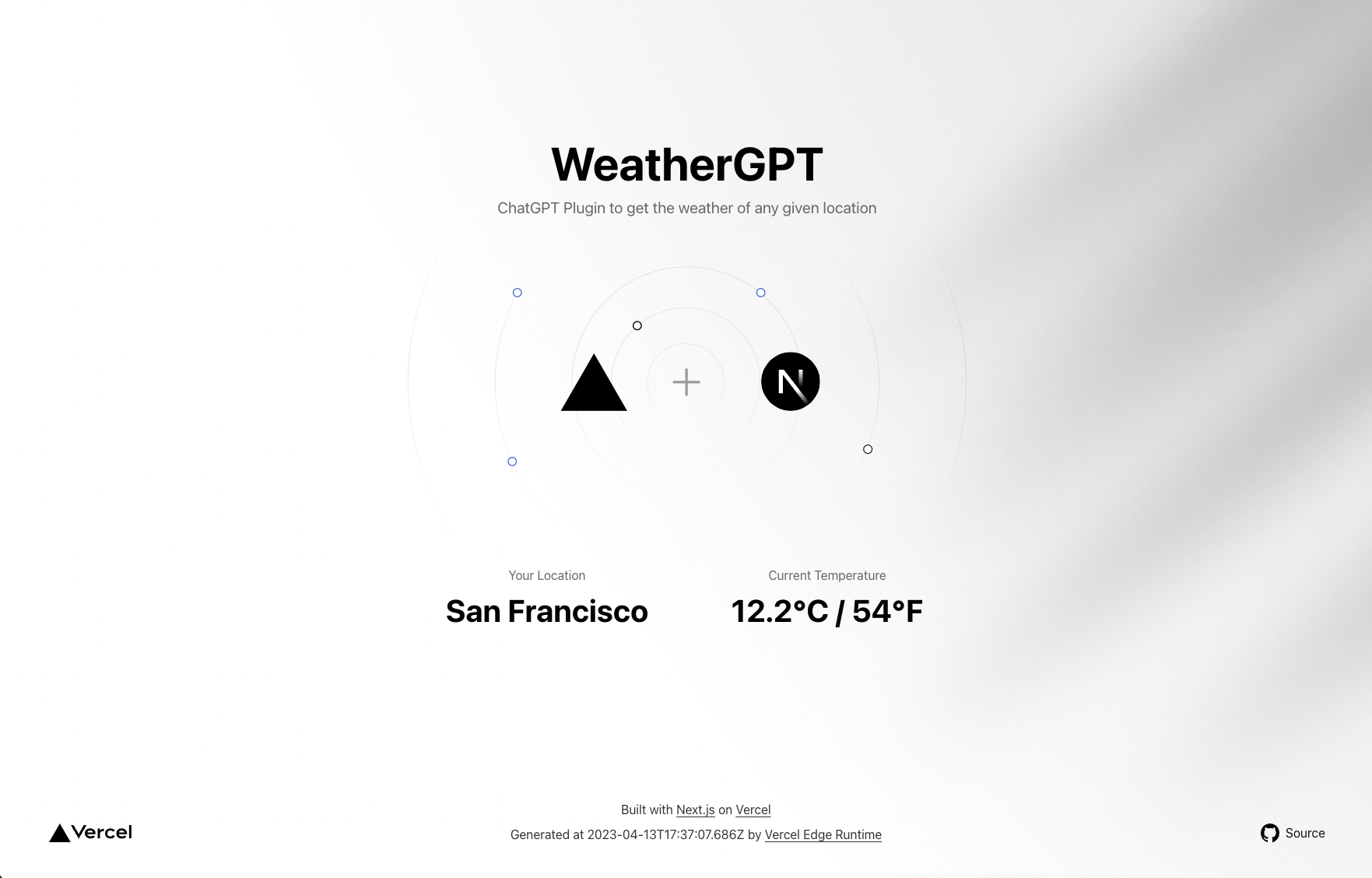 ChatGPT Plugin Starter: WeatherGPT