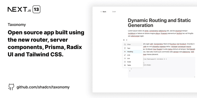 Taxonomy
