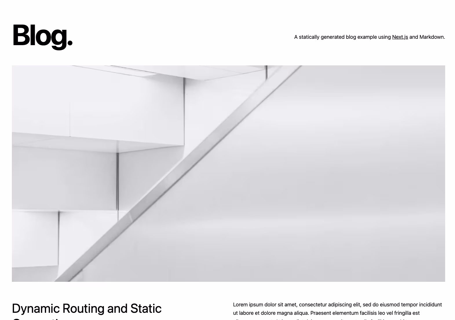 Next.js Portfolio with Blog