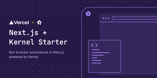 Kernel Browser Automation Starter