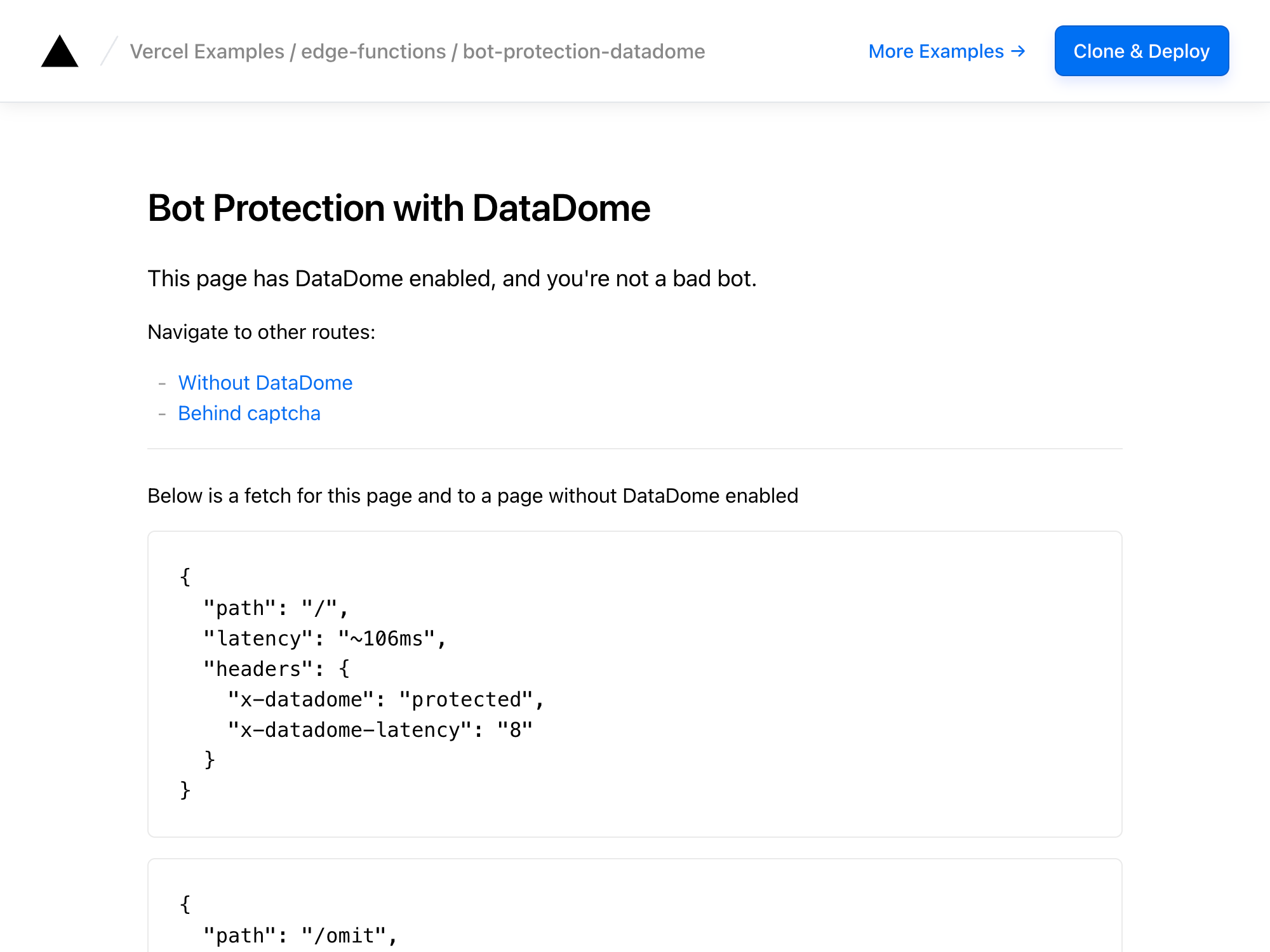 Bot Protection with DataDome