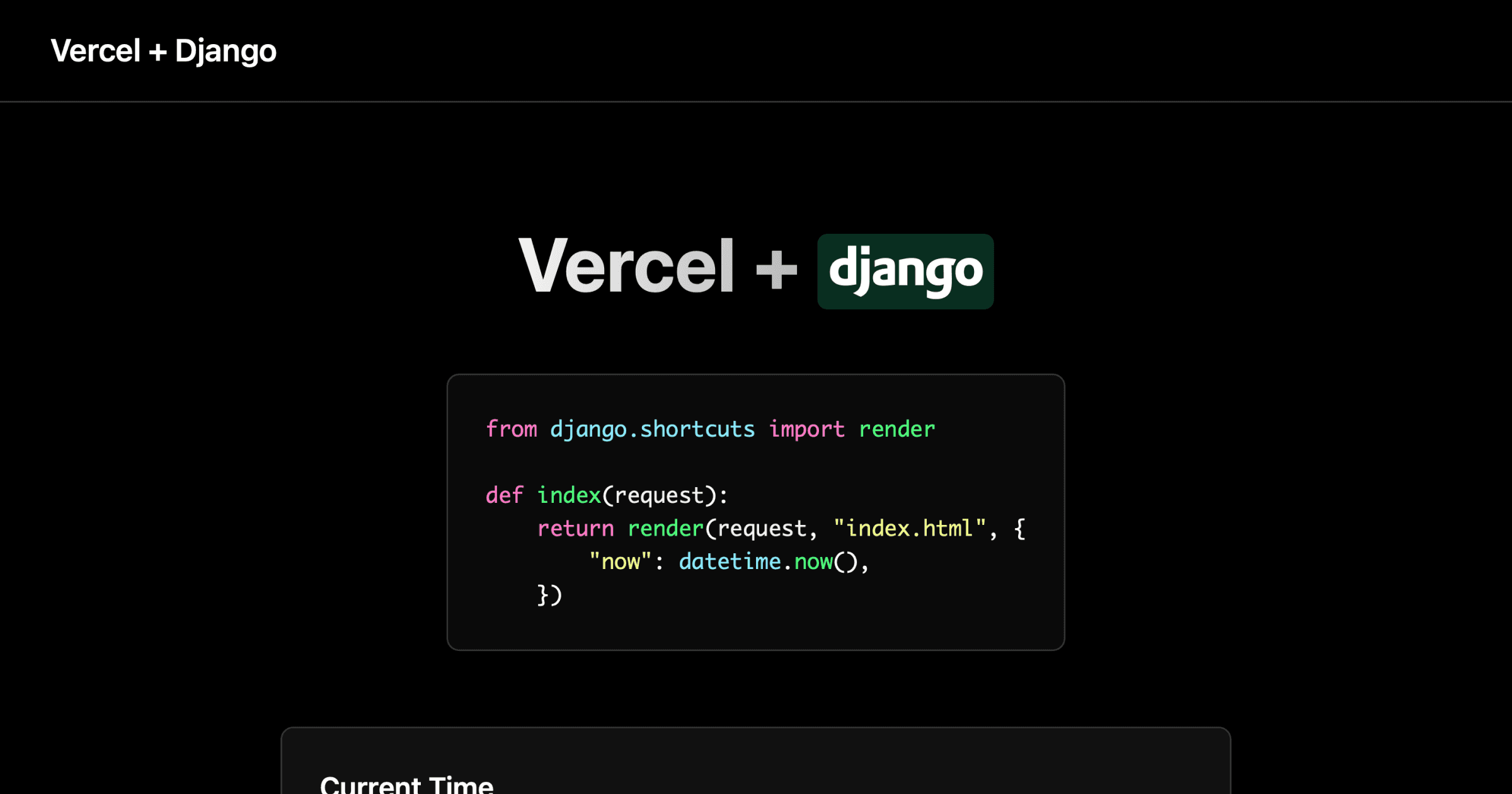 Django Hello World