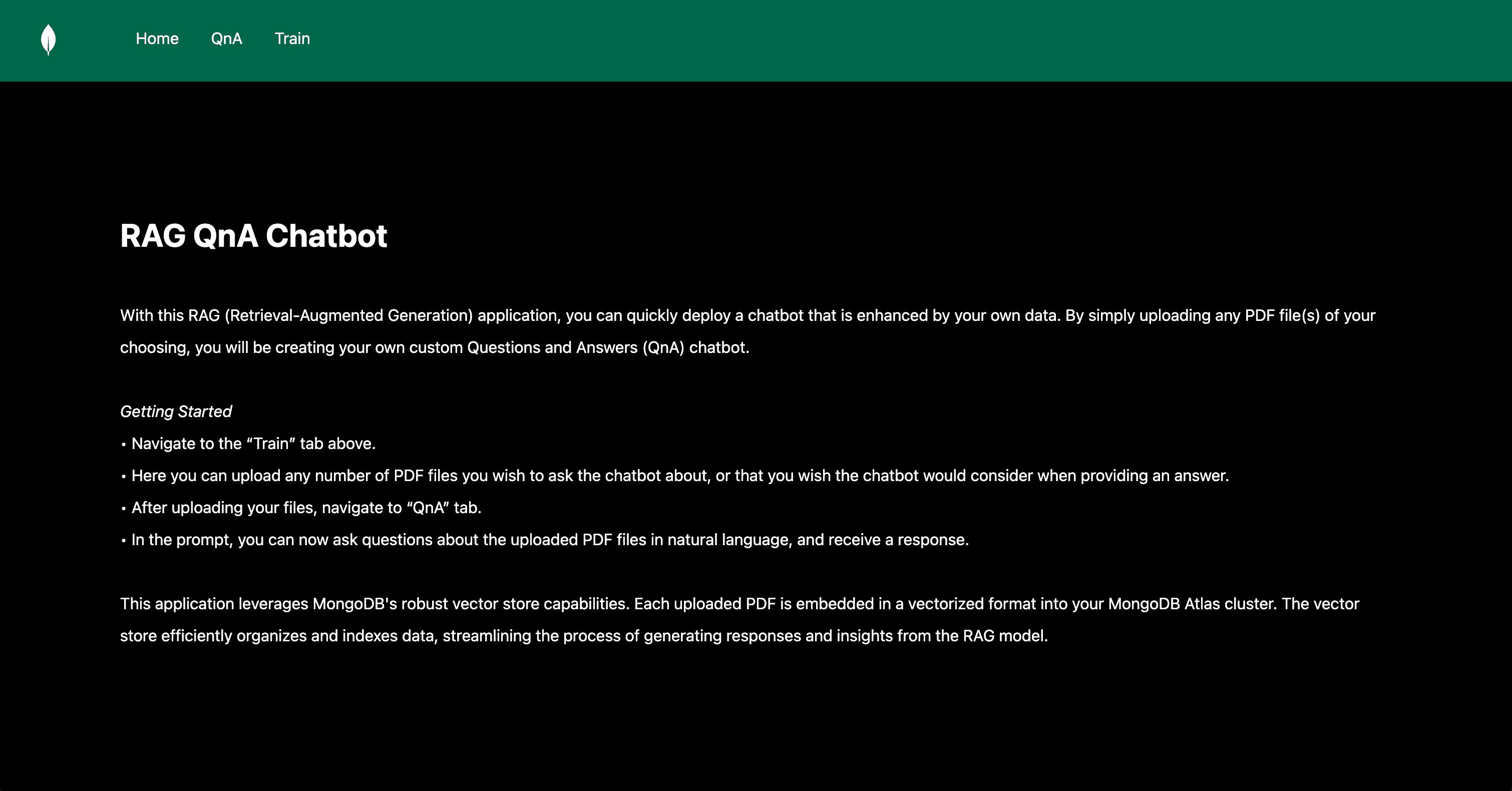 MongoDB RAG Application Thumbnail