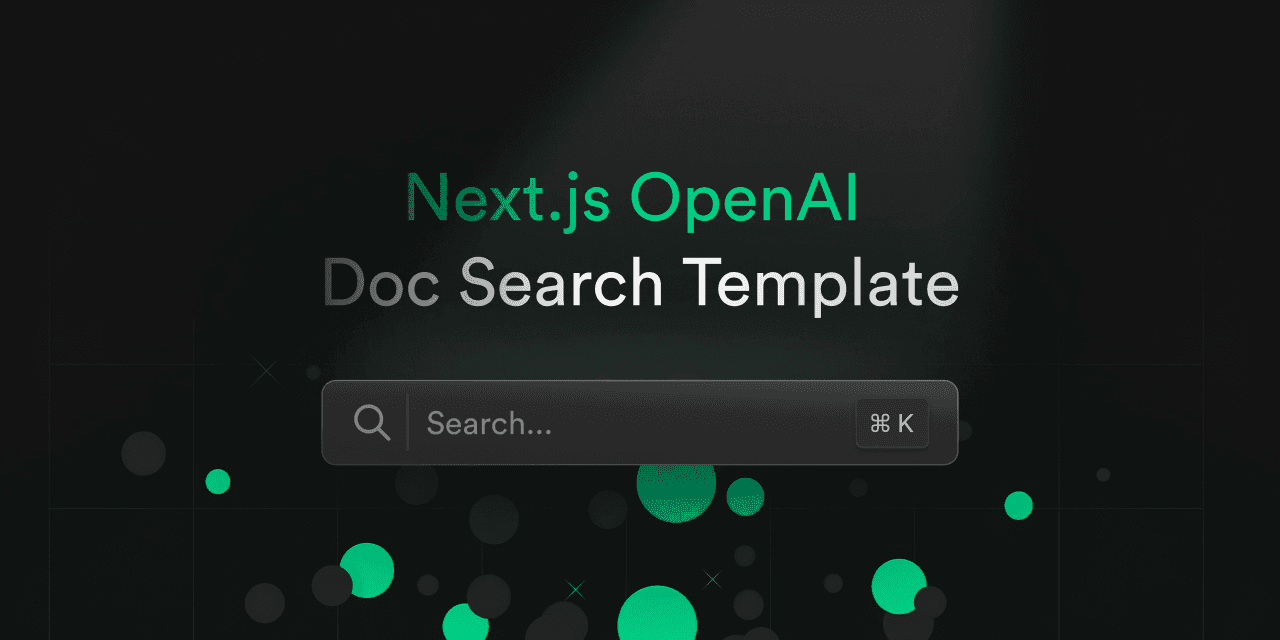 Next.js OpenAI Doc Search Starter – Vercel