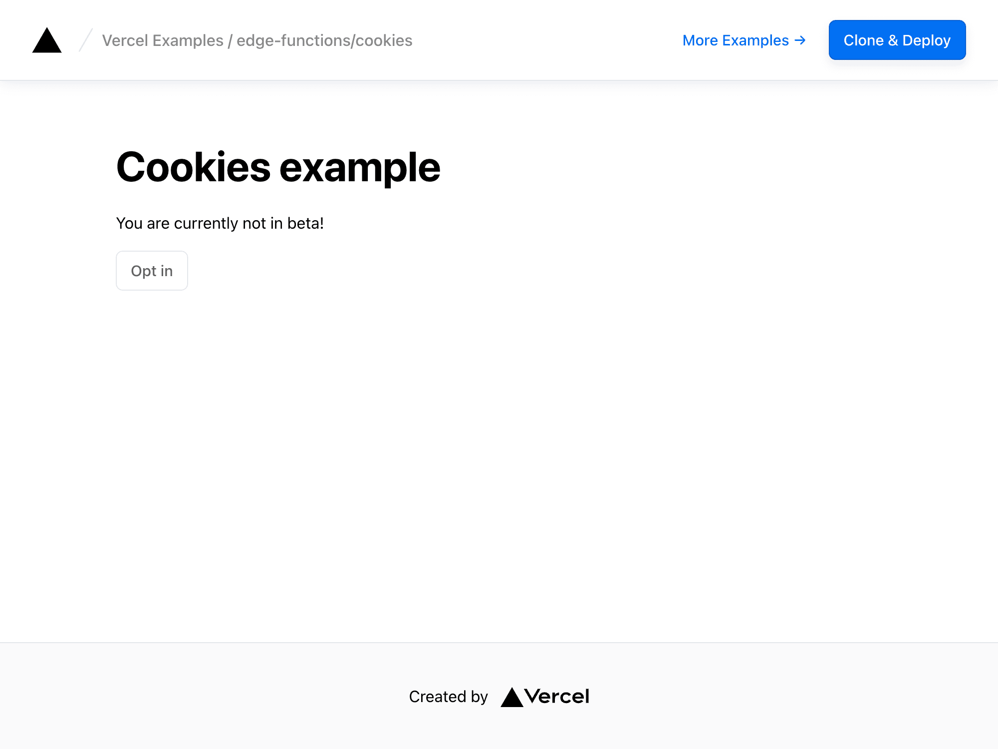 Creating A Cookie Example Adding Cookies – Vercel