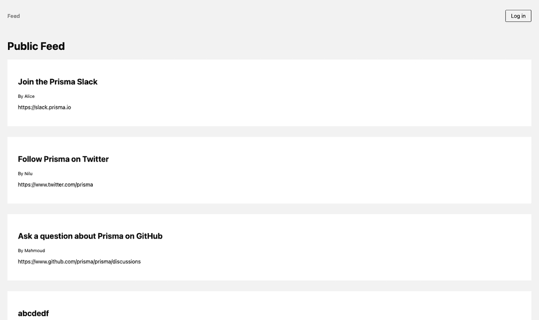 Fullstack Blog with Next.js + Prisma – Vercel