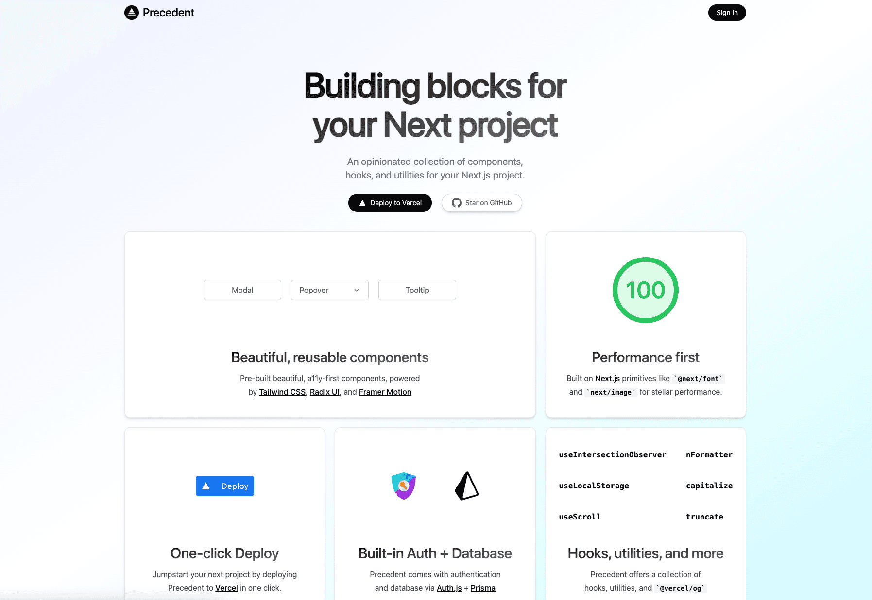 Radix UI Templates & Examples | Vercel – Vercel