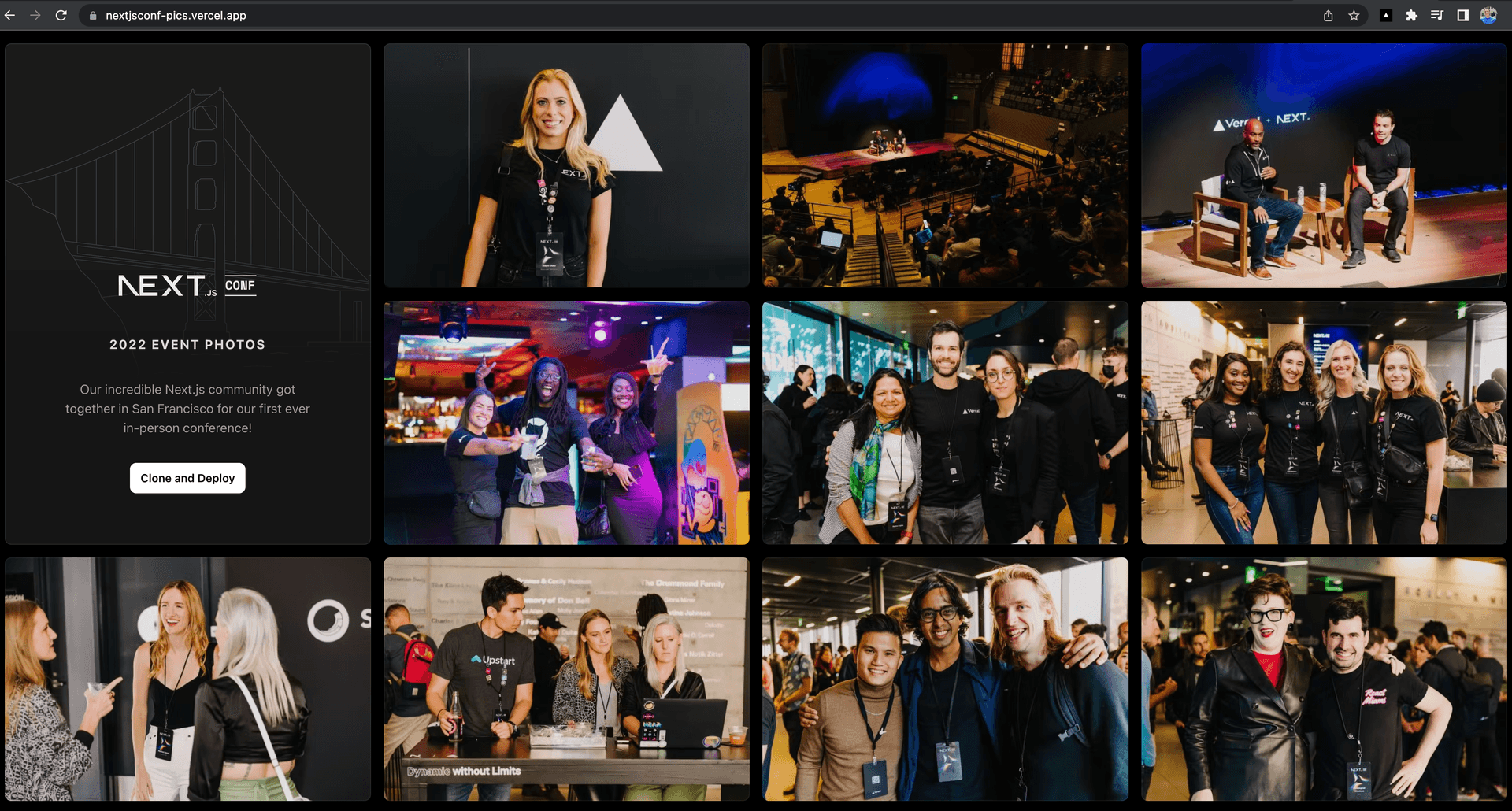 Build a fast, animated image gallery with Next.js – Vercel