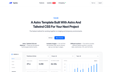 SaaS Website Templates & Starters | Vercel