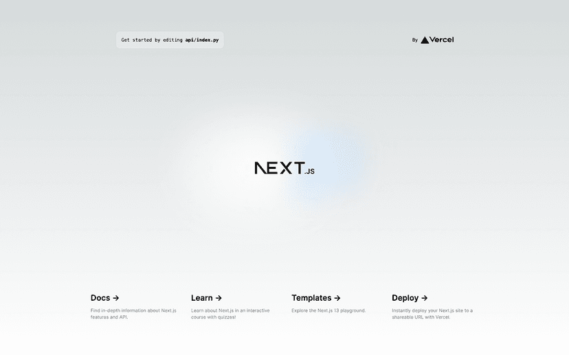 Python Starter Templates And Themes Vercel Python starter templates and themes vercel