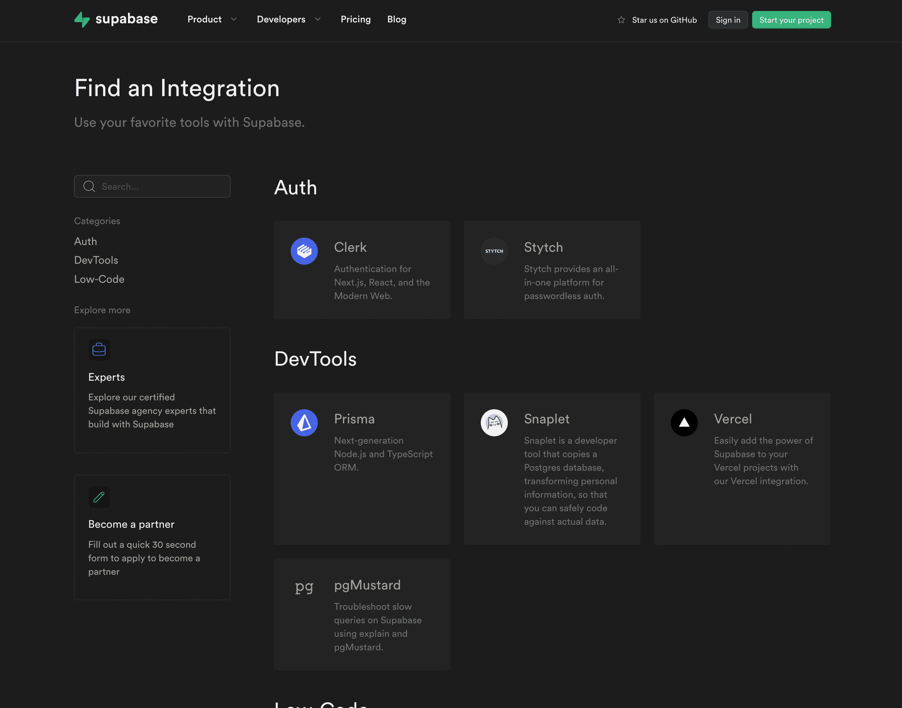 Supabase Web Example Supabase Auth Examples & Templates | Vercel – Vercel