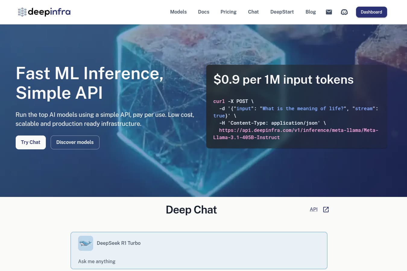 Deep Infra Deep Infra for Vercel
