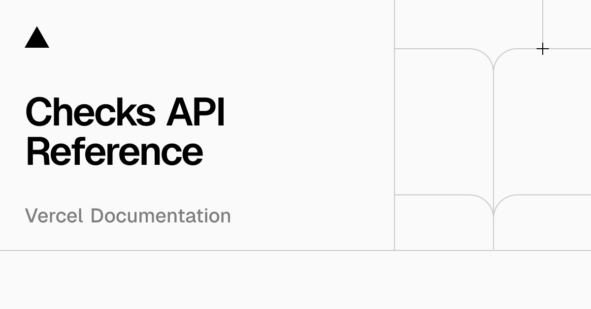 Checks API Reference