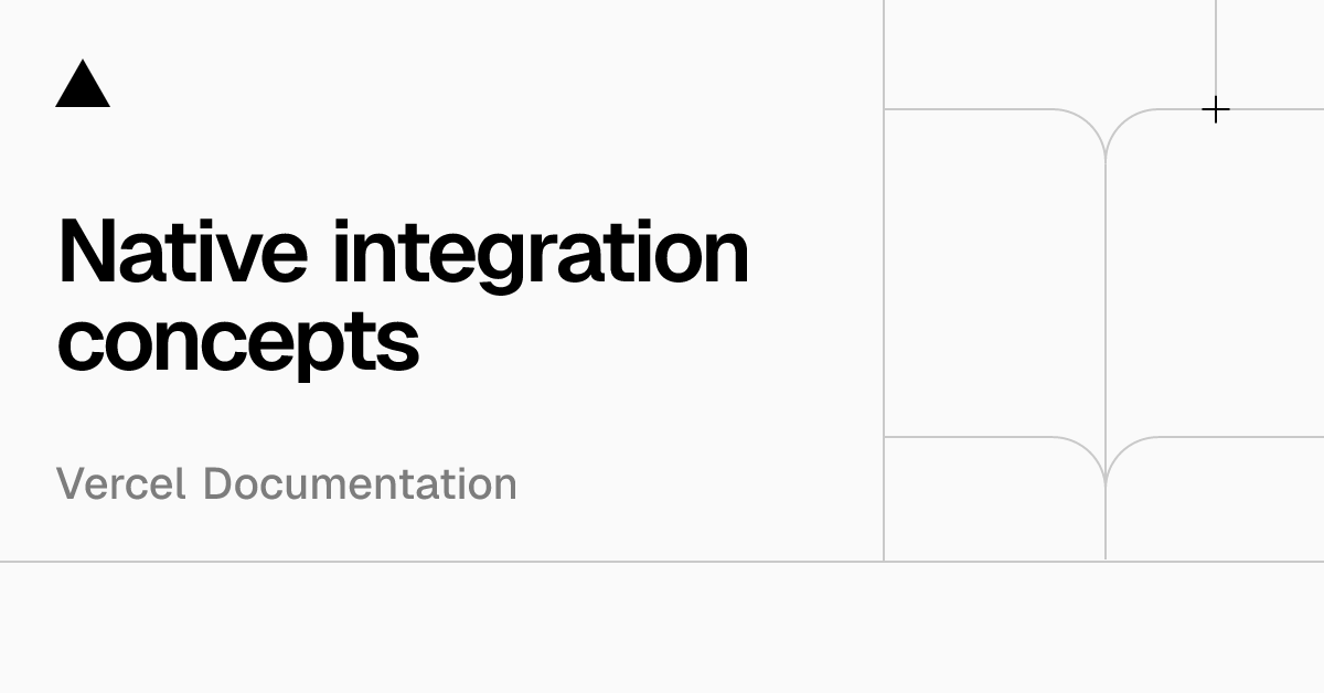 Native integration concepts