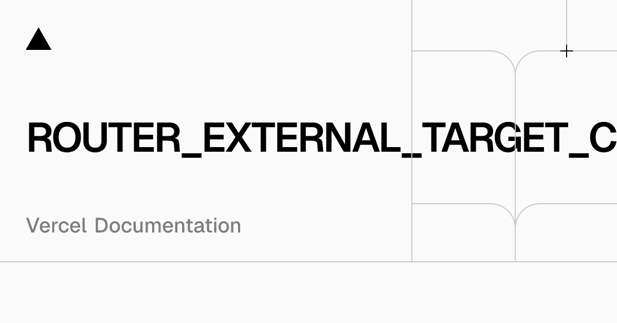 ROUTER_EXTERNAL_TARGET_CONNECTION_ERROR