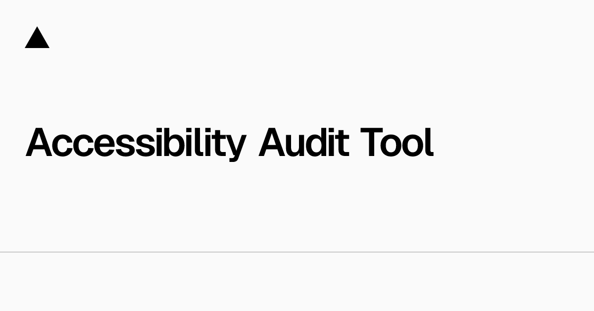 Accessibility Audit Tool