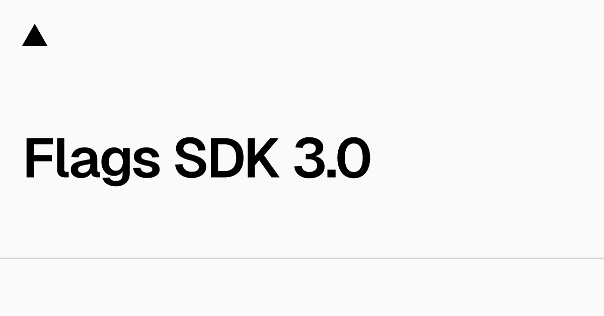 Flags SDK 3.0