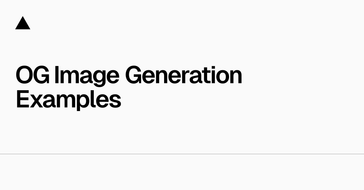 OG Image Generation Examples