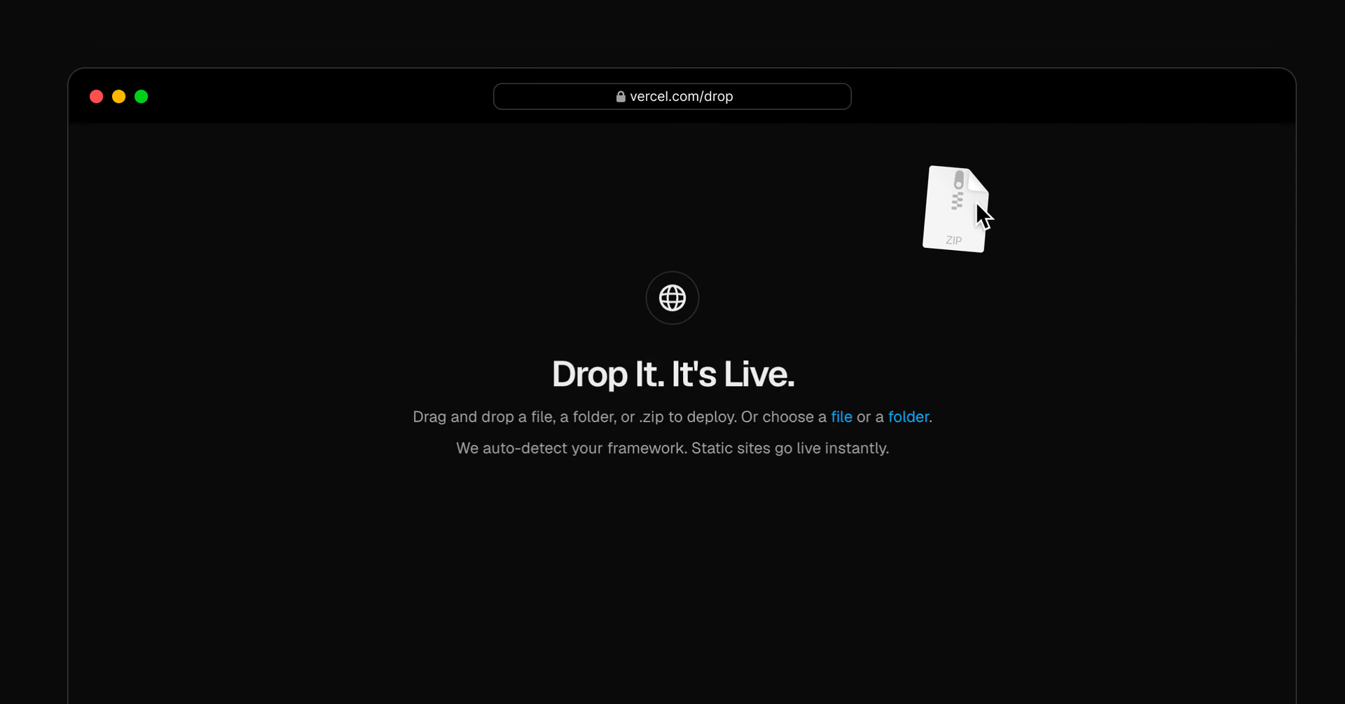 Drop to Deploy — Drop to Deploy