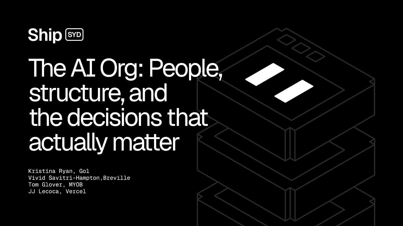 The AI Org: People, Structure, and the Decisions That Actually Matter