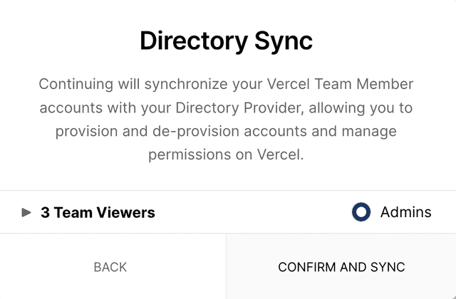 An overview of Team owners and Members that will be added.