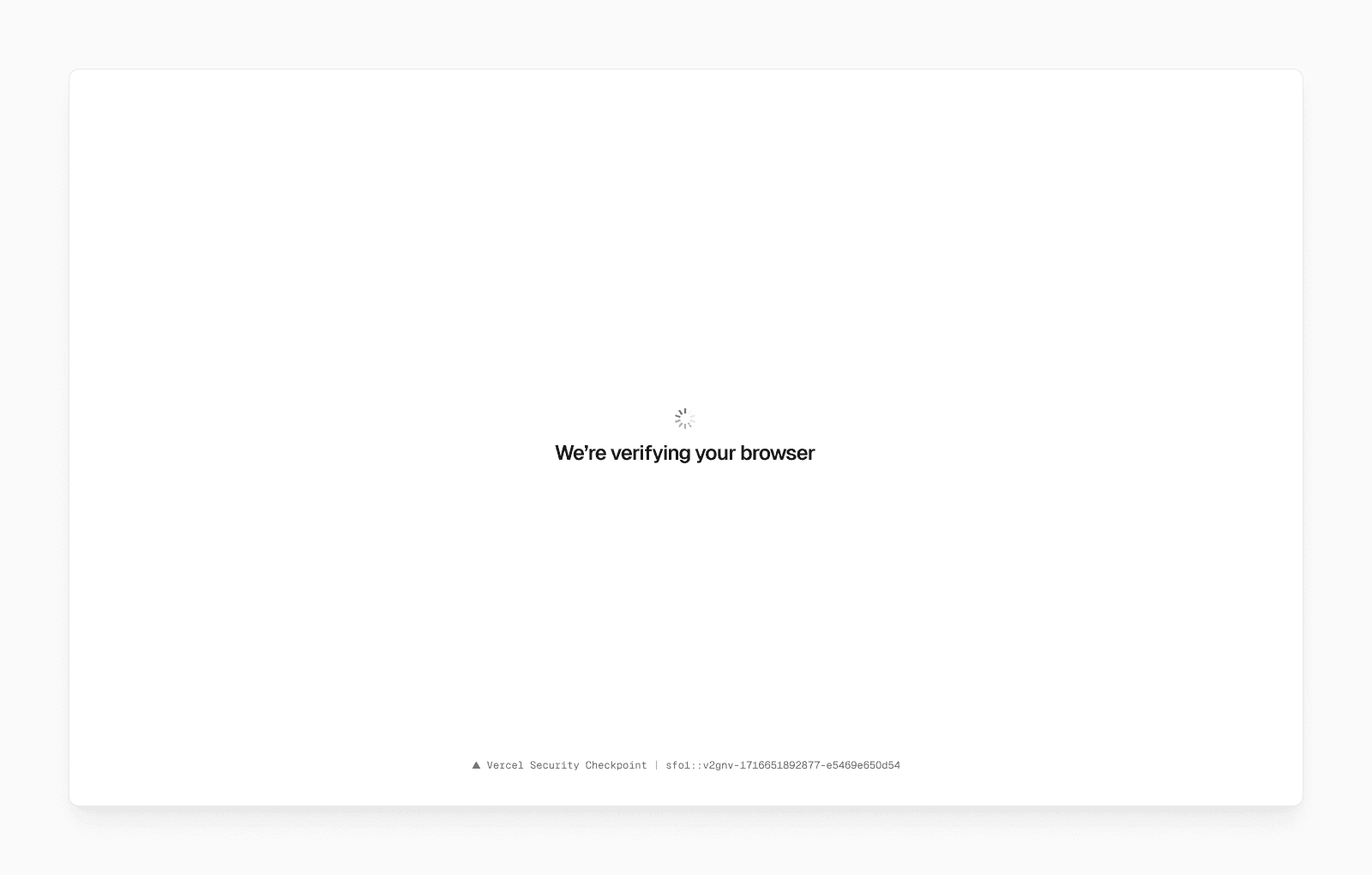 Vercel challenge page