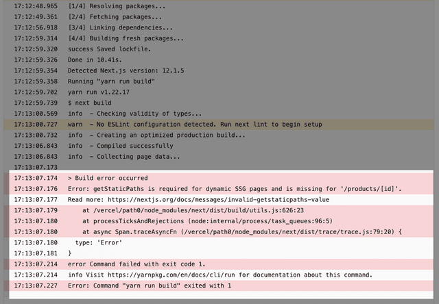 Troubleshooting Build Errors