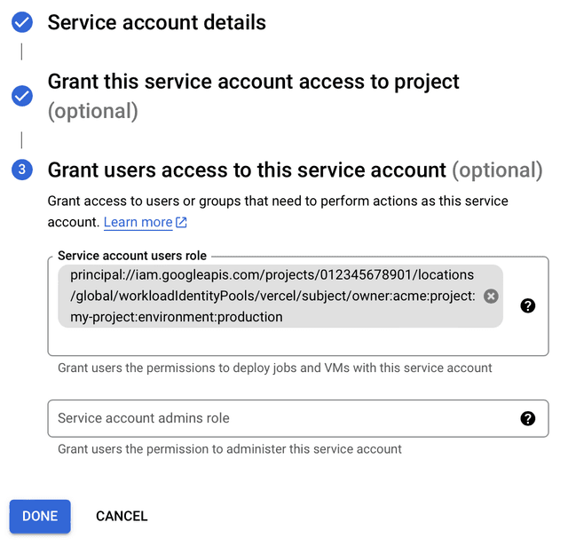 Connect to Google Cloud Platform (GCP)