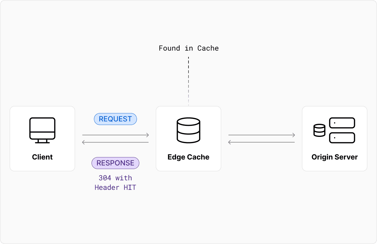 HIT: The response was served from the cache