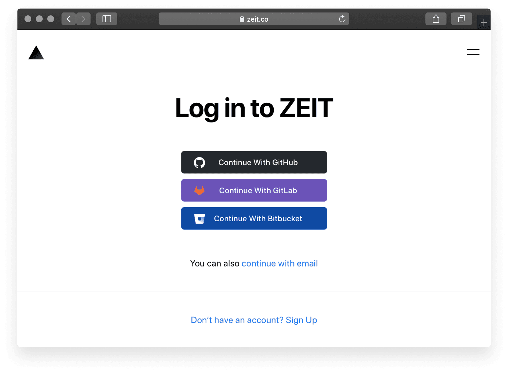 Once you connect Bitbucket, you also activate the ability to Log In to Vercel with Bitbucket.