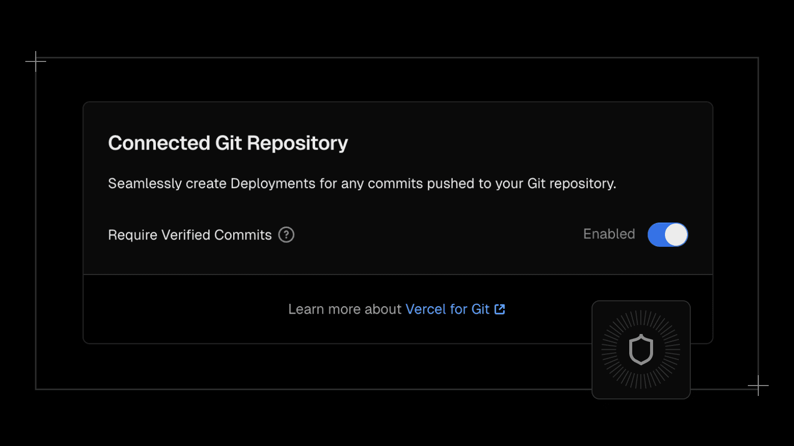 Verified Commits - Dark