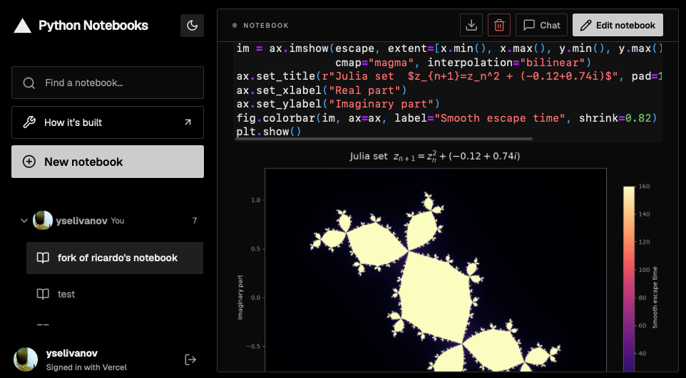 Write and run Python in a Jupyter notebook while working with an AI assistant.
