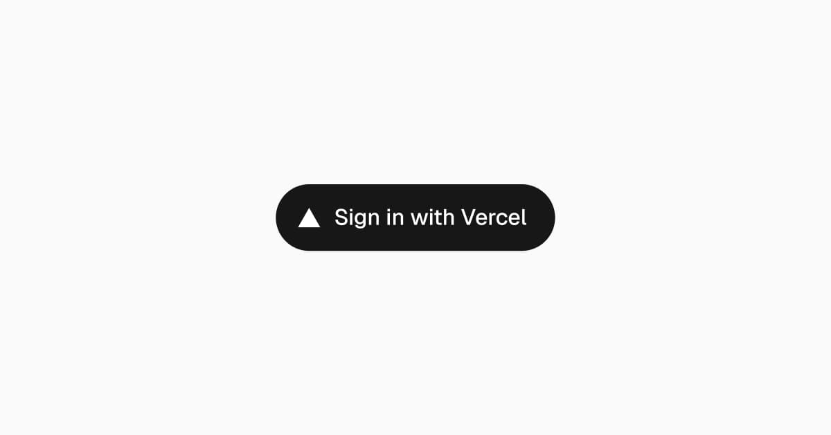 Sign in with Vercel OG Dark