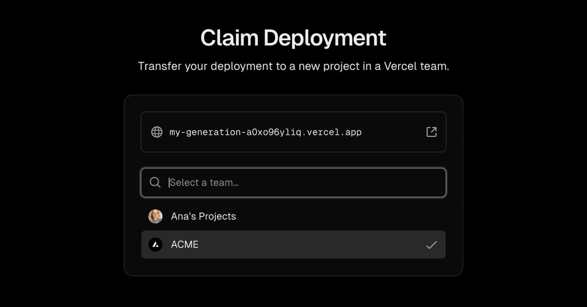 Claim Deployment - Dark